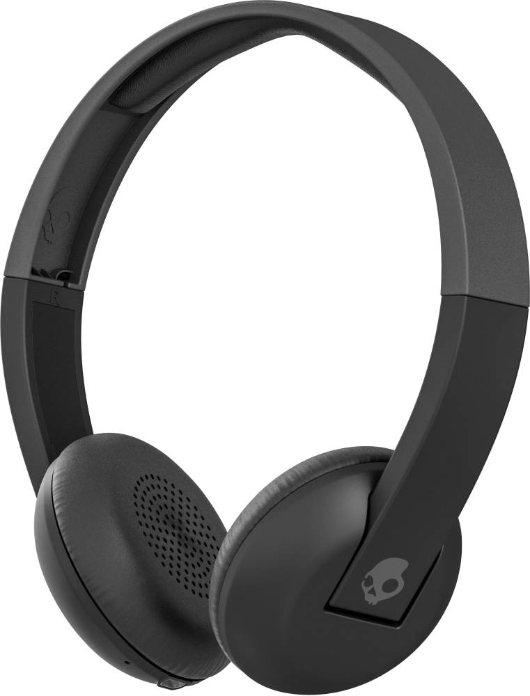 Skullcandy Uproar Bluetooth Headset with Mic (Grey Black, On the Ear)